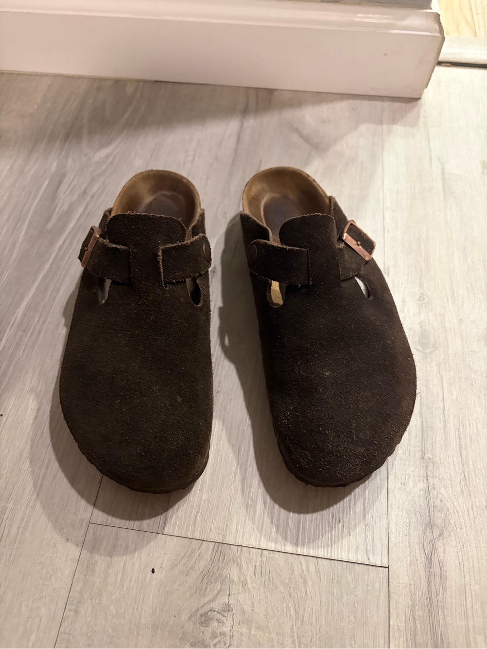 Birkenstock Boston Clogs – Mocha – Size 38